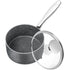 MICHELANGELO Sauce Pan with Lid, 2Quart Saucepan, Granite Sauce Pan