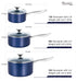 MICHELANGELO Sauce Pan Sets, Ceramic Saucepans with Lids, 1Qt & 2Qt & 3Qt