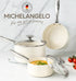 MICHELANGELO Sauce Pan Sets, Ceramic Saucepans with Lid, 1Qt & 2Qt & 3Qt