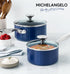 MICHELANGELO Saucepan Set, 1Qt & 2Qt Ceramic Sauce Pan