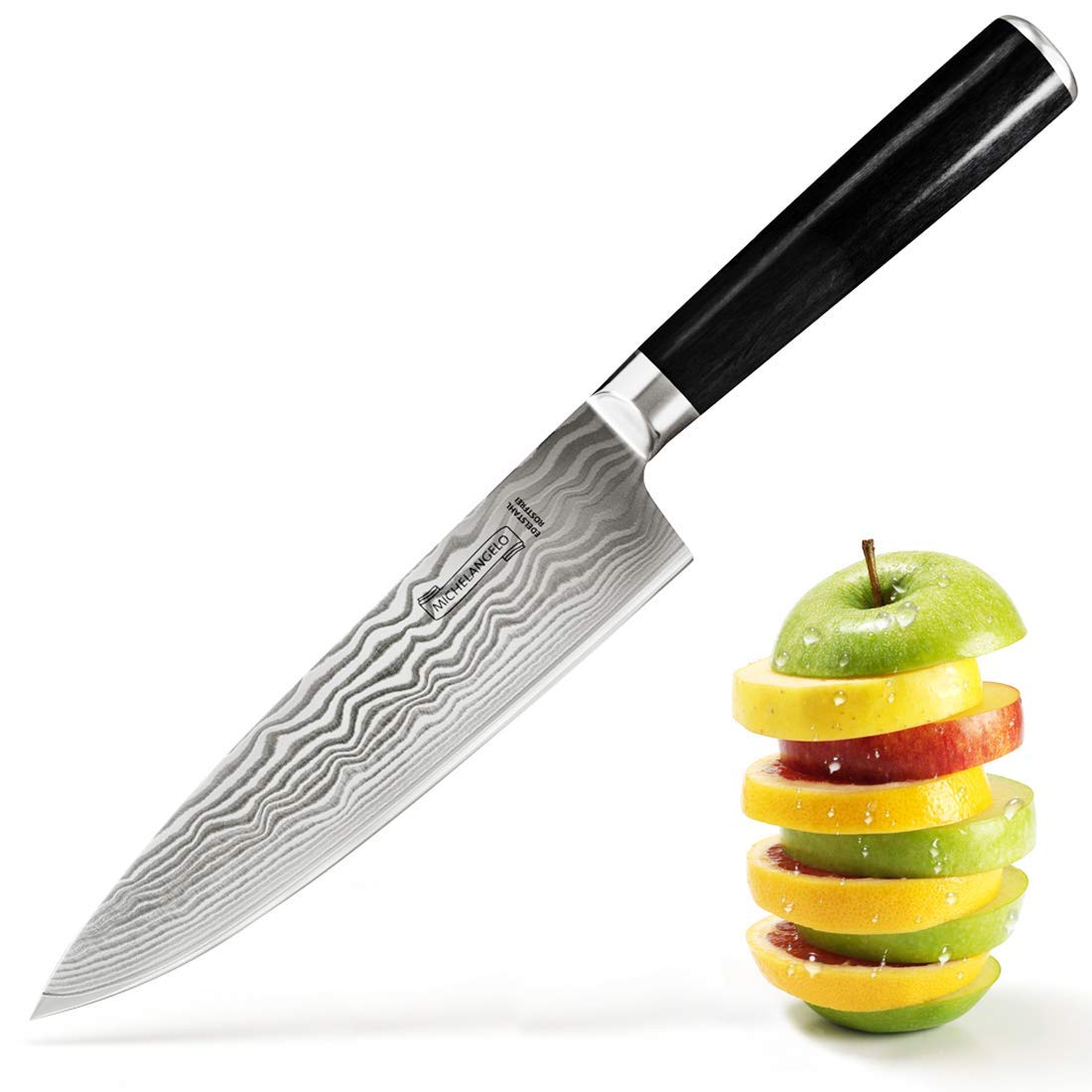 MICHELANGELO Professional Chef Knife 8 Inch Pro