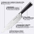 MICHELANGELO Professional Chef Knife 8 Inch Pro