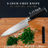 MICHELANGELO Professional Chef Knife 8 Inch Pro