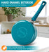 MICHELANGELO Sauce Pan Sets, Enamel Sauce Pan with Lid, 1Qt & 2Qt & 3Qt