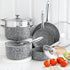 MICHELANGELO Cookware Set 10 Piece, Ultra Nonstick Pots and Pans Set with Stone-Derived Coating