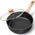 MICHELANGELO 3.5 Qt Saute Pan with Lid, 9.5 Inch Deep Frying Pan