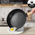 MICHELANGELO 10 Inch Frying Pan with Lid