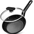 MICHELANGELO  10 Inch Frying Pan with Lid, Nonstick Granite Frying Pan