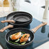 MICHELANGELO Frying Pan Set, 8"+9.5"+11" Stone Frying Pans