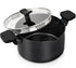 MICHELANGELO Pasta Pot with Strainer Lid, 6 Quart Cooking Pot with Twist and Lock Handles