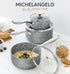 MICHELANGELO Sauce Pan, 1Qt & 2Qt & 3Qt Saucepan Set with Lids