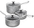 MICHELANGELO Sauce Pan, 1Qt & 2Qt & 3Qt Saucepan Set with Lids