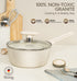 MICHELANGELO Sauce Pan, Nonstick Granite Sauce Pan Set with Lids 1.5 Quart & 2.5 Qaurt