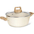 MICHELANGELO Stock Pot with Lid, 4.3 Quart Nonstick Soup Pot