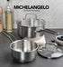 MICHELANGELO Stainless Steel Saucepan Set 1QT & 2QT