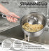 MICHELANGELO Stainless Steel Saucepan Set 1QT & 2QT, Sauce Pan with Lid & Pour Spout